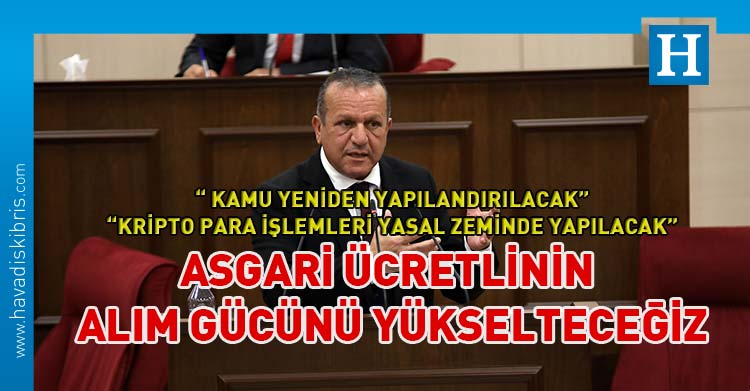 Fikri Ataoğlu, “yeni hükümet dönemlerinde asgari ücretin saptanmasını standartlaştıracaklarını” söyledi.