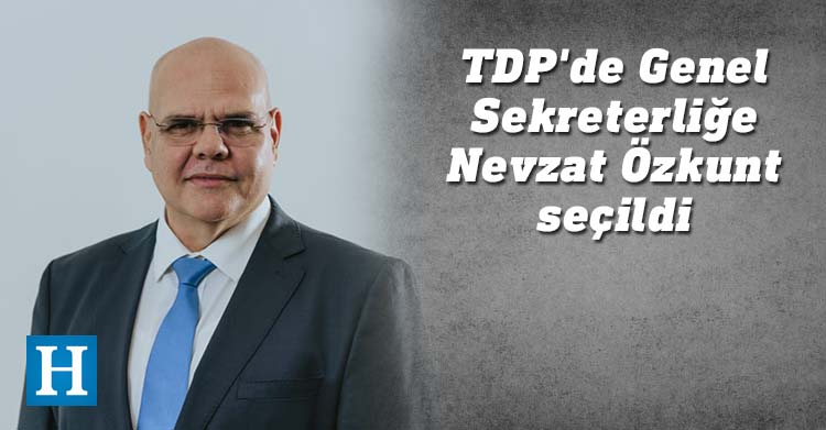 TDP'de Genel Sekreterliğe Nevzat Özkunt seçildi