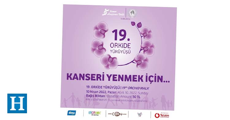 Kanser Araştırma Vakfı’nın (KAV) gelenekselleşen Orkide Yürüyüşü, CENGO-V Vakfı işbirliğinde 10 Nisan Pazar günü gerçekleşiyor.