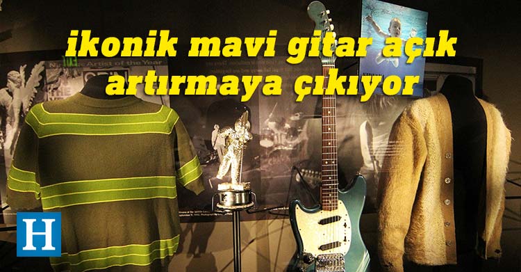 Nirvana'nın solisti Kurt Cobain'in gitarı açık artırmaya çıkıyor