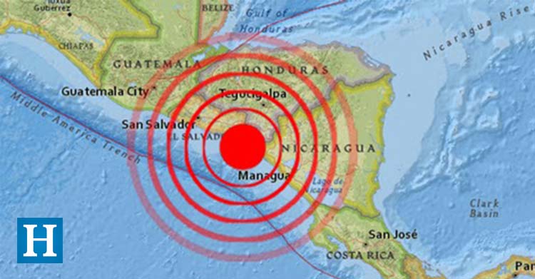 Nikaragua'da deprem
