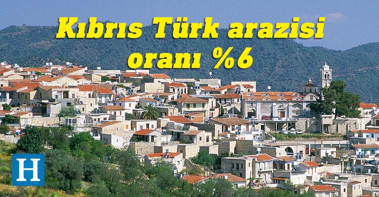 Güney'deki Kıbrıs Türk ve Rum arazilerinin oranıyla ilgili bilgiler paylaşıldı