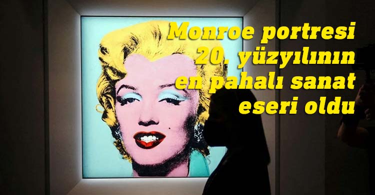 Andy Warhol'un Marilyn Monroe portrelerinden biri rekor fiyata alıcı buldu.