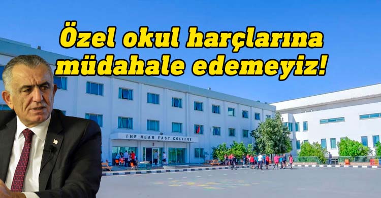 Nazım Çavuşoğlu özel okulların eğitim harçlarına yasal olarak müdahale haklarının olmadığını kendilerinin görevini devlet okullarında eğitim almak isteyenlere bu imkanı sağlamak olduğunu belirtti.