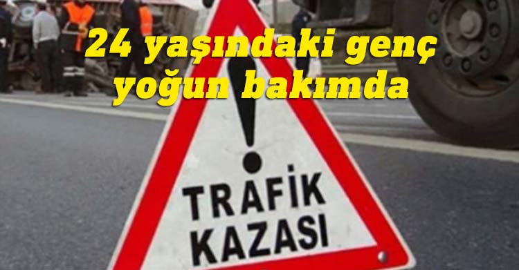 Yenierenköy'de dün meydana gelen kazada 24 yaşındaki Onur Yiğit ağır yaralandı.