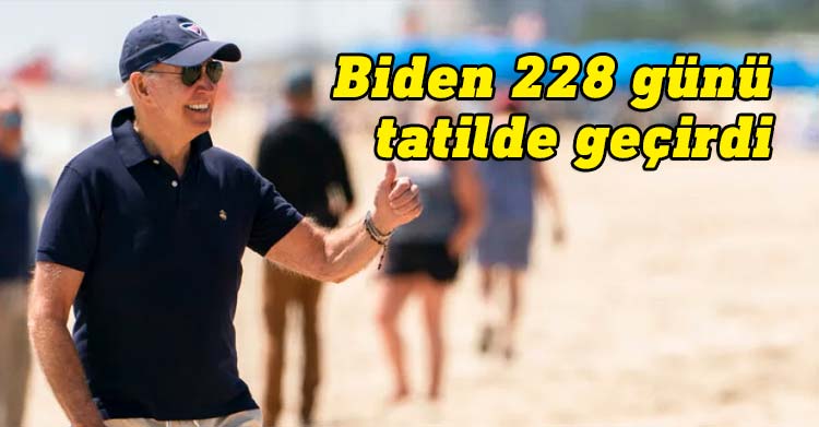 Joe Biden tatilde