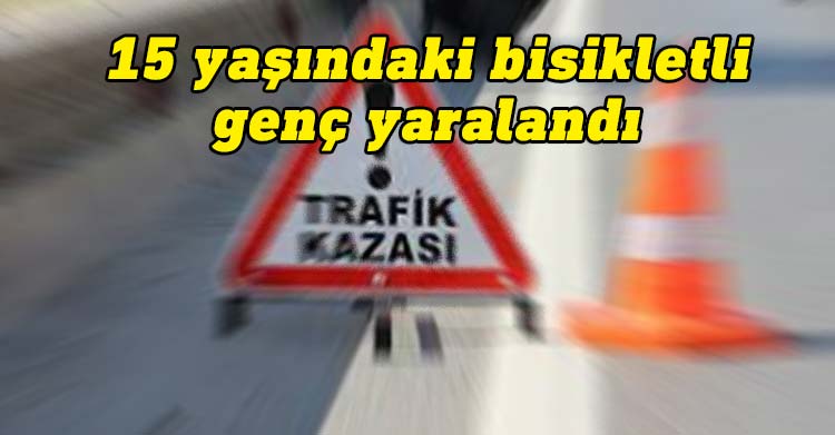 Yine bu akşam Aydınköy'deki trafik kazasında bisiklet sürücüsü 15 yaşındaki Mustafa Gökçe yaralandı.