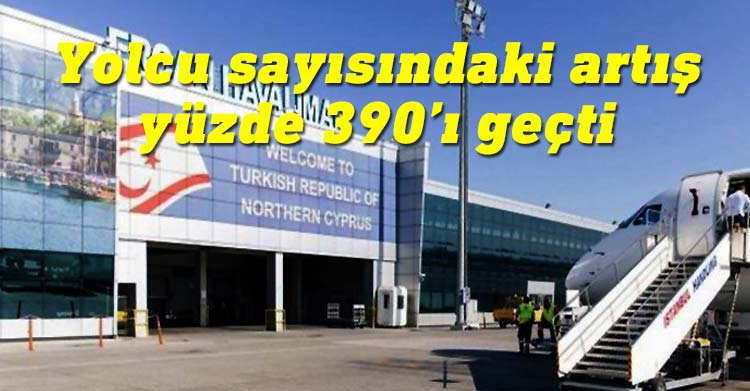 Ercan’a inen uçak sayısı