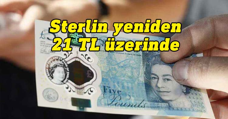 sterlin 21 türk lirası
