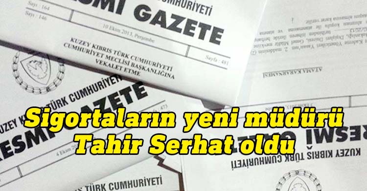 Çalışma ve Sosyal Güvenlik Bakanlığı Sosyal Sigortalar Dairesi Müdürü Ayşe Avseven görevden alınarak, yerine Tahir Serhat atandı.
