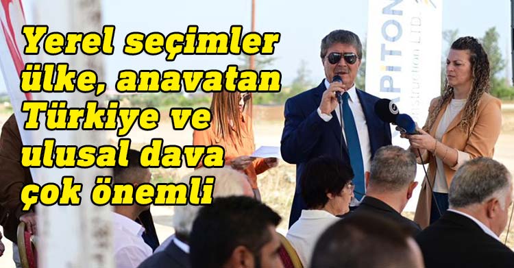 Başbakan Ünal Üstel, Aşağı Bostancı’da kırsal kesim arsalarındaki asfalt döküm açılış törenine katıldı.