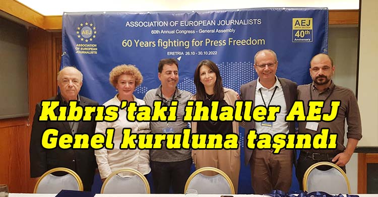 Avrupalı Gazeteciler Derneği (AEJ) Kıbrıs Birimi temsilcilerinin, Yunanistan’ın Eritria kasabasında yer alan 60’ıncı AEJ Genel Kurul toplantısına katıldığı bildirildi.