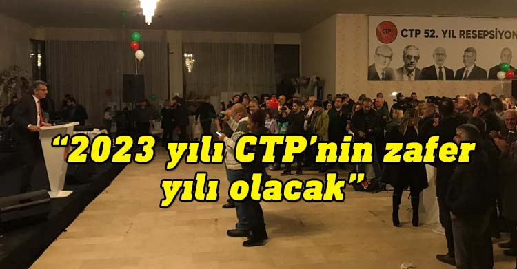 Cumhuriyetçi Türk Partisi (CTP) 52’nci kuruluş yıldönümünü kutladı.
