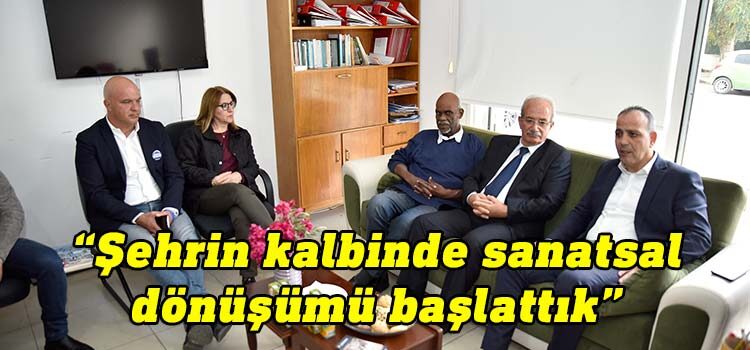Mehmet Harmancı, Kıbrıs Türk Devlet Çalışanları Sendikası’na (Çağ-Sen) bir ziyaret gerçekleştirdi.