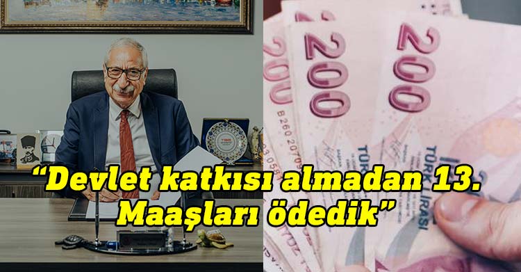Girne Belediye personeli ve Belpaz çalışanlarının 13. maaş ve ek mesai ödemeleri yapıldı.