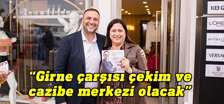 Girne Bağımsız Belediye Başkan Adayı Zeki Çeler, Girne Çarşısını ziyaret etti ve proje kitapçığını vatandaşlara takdim etti.