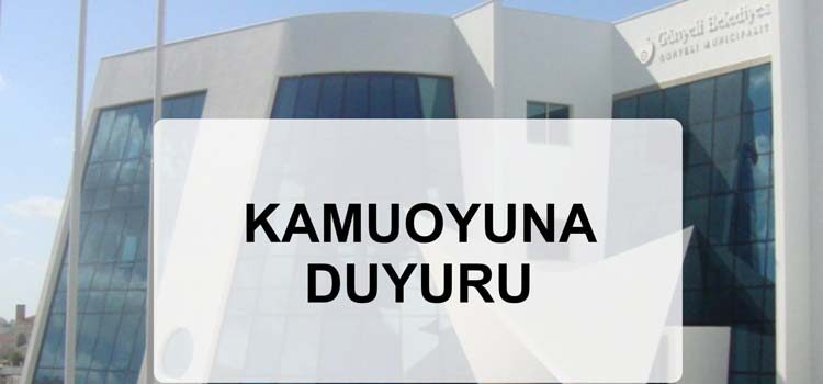 Gönyeli Alayköy Belediyesi: Aftan yararlanmak için son tarih 31 Ocak!