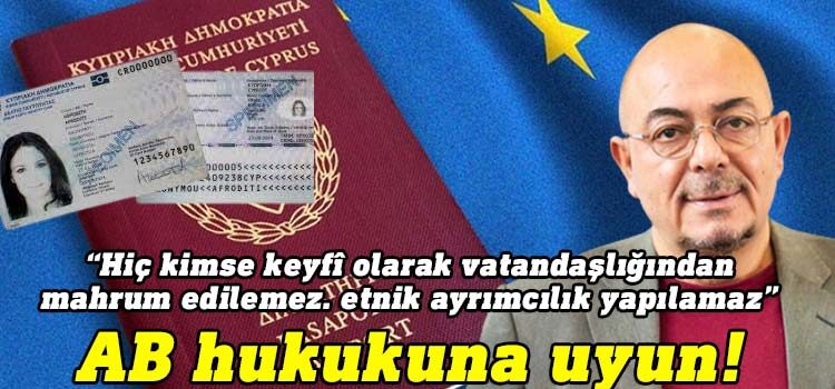 Niyazi Kızılyürek kıbrıs cumhuriyeti kıbrıslı türk vatandaşlık