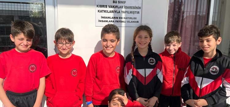 Evkaf, Hamitköy Dr. Fazıl Küçük İlkokulu’na yeni sınıf kazandırdı