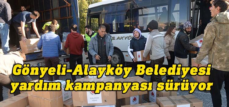 Gönyeli-Alayköy Belediyesi-yardım-kampanyası