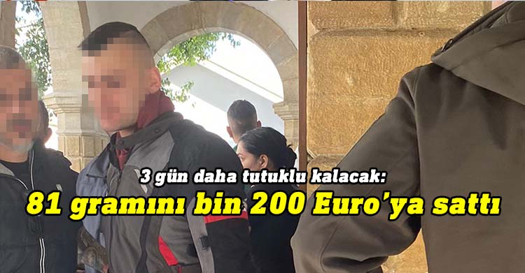 Lefkoşa’da meydana gelen uyuşturucu operasyonunda yakalanan zanlı Hasan Murat Över mahkeme huzuruna çıkarıldı.