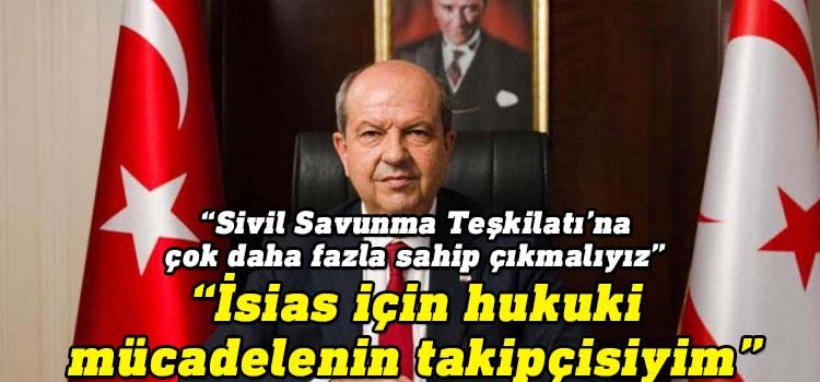 Cumhurbaşkanı Ersin Tatar, Sivil Savunma Günü nedeniyle mesaj yayımladı: