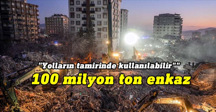 Türkiye'de deprem: Enkazlar yolların tamirinde kullanılabilir