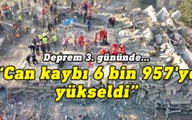afad Depremlerde can kaybı 6 bin 957 oldu
