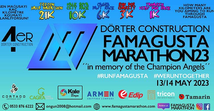 Famagusta Marathon hazırlıkları tüm hızı ile devam ediyor