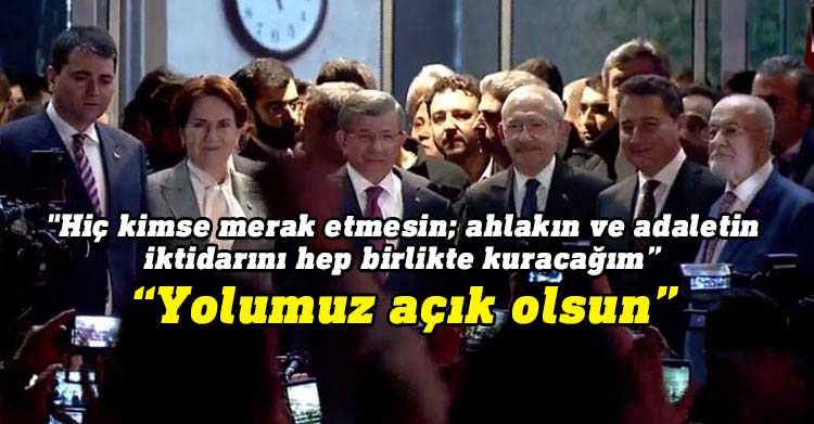 CHP Genel Başkanı Kemal Kılıçdaroğlu, 13 ay önce, 12 Şubat 2022'de kurulan önce 'Altılı Masa' olarak kurulan Millet İttifakı'nın ortak Cumhurbaşkanı adayı olarak ilan edildi.