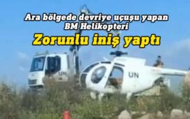 BM helikopter zorunlu iniş