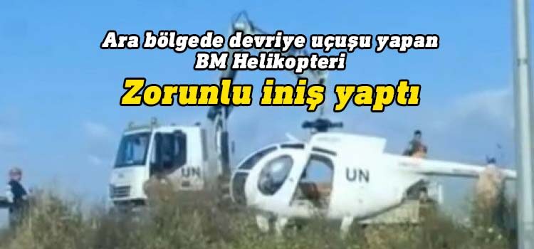 BM helikopter zorunlu iniş