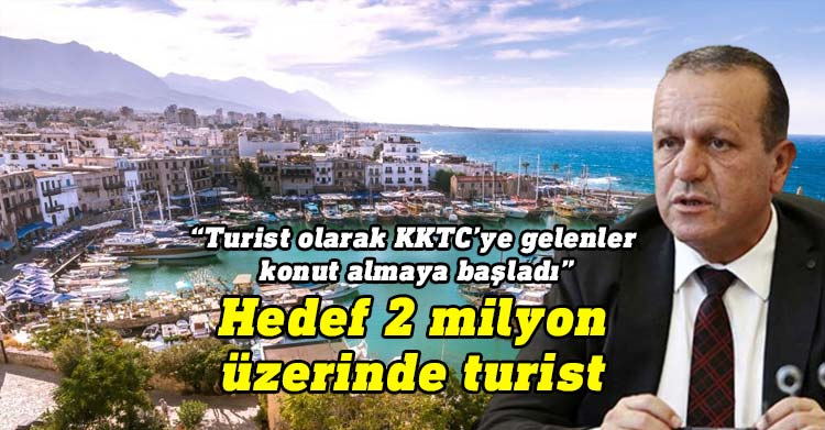 Fikri Ataoğlu, turizmde bu yılki hedefi açıkladı: 2 milyon üzerinde turist