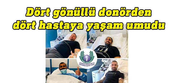 Kemal Saraçoğlu Vakfı 4 Kıbrıslı Türk donörün kemik iliği bağışıyla hiç tanımadıkları kişilerin hayata yeniden başlamalarını sağladıklarını duyurdu.