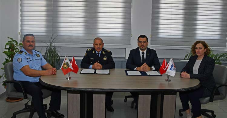 Polis Genel Müdürlüğü ile Bahçeşehir Kıbrıs Üniversitesi arasında eğitim işbirliği protokolü