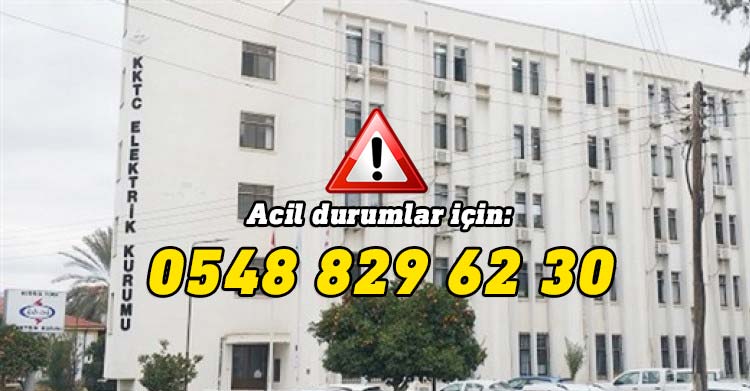 Kıbrıs Türk Elektrik Kurumu (Kıb-Tek) Genel Müdürlüğü, arızalarla ilgili acil durumlarda 0548 829 62 30 numaralı hattın aranabileceğini belirterek, basında çıkan diğer irtibat numaralarına itibar edilmemesini istedi.