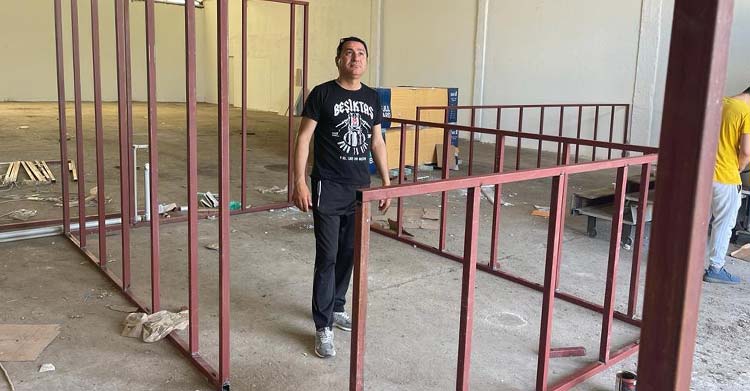 Akçay’da cimnastik salonu çalışmaları hızlandı