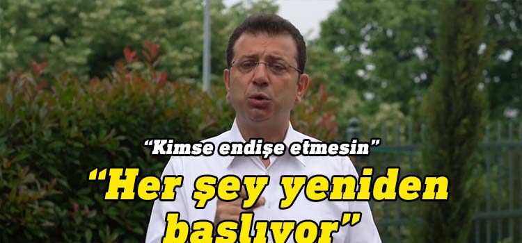 Türkiye'deki seçimin ikinci turunu Erdoğan'ın kazanmasının ardından Ekrem İmamoğlu sosyal medya hesabından paylaşımda bulundu.