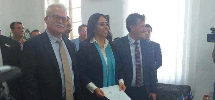 Ara seçim: YDP adayı Figen Yaman Lesinger adaylık başvurusunu yaptı