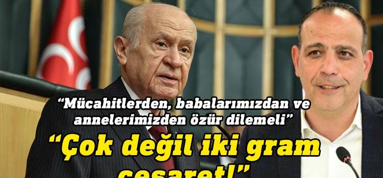 LTB Başkanı Mehmet Harmancı, MHP Genel Başkanı Devlet Bahçeli’nin açıklamasına tepki göstererek, “Mücahitlerden, babalarımızdan ve annelerimizden özür dilemeli” dedi.
