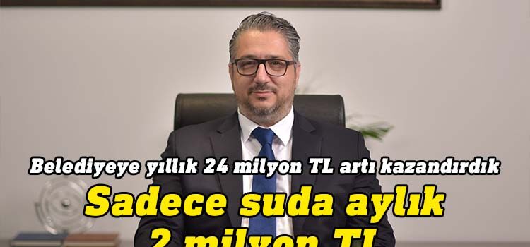 Girne Belediye Başkanı Murat Şenkul sudaki kayıp/kaçağı yüzde 39 bandına gerileterek belediyeye aylık 2 milyon artı sağladıklarını açıkladı.