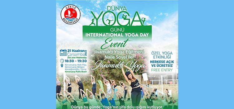 Jivamukti Yoga Eğitmeni Naile Soyel ile Kervansaray Halk Plajı’nda yoga etkinliği düzenleniyor. Herkes için YOGA