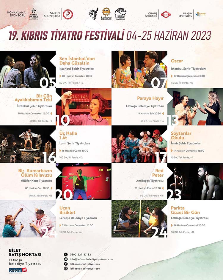 Kıbrıs Tiyatro Festivali program