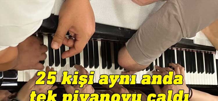 25 Kıbrıslı Rum piyanist Guinness Rekorlar Kitabı’na girdi