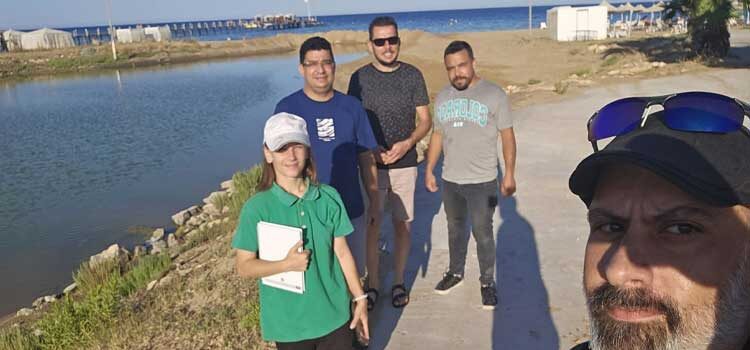 Bafra Turizm Bölgesinde bulunan lagünün kalıcı rehabilitasyonu ile ilgili çalışmalar devam ediyor