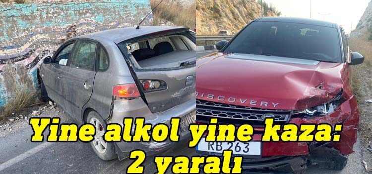 Lefkoşa - Girne Anayolunun Boğazköy mevkiinde, Saat 17:40 sıralarında meydana gelen kazada araç sürücüleri Ali Yemenici ve Cuma Ceyhan yaralandı.