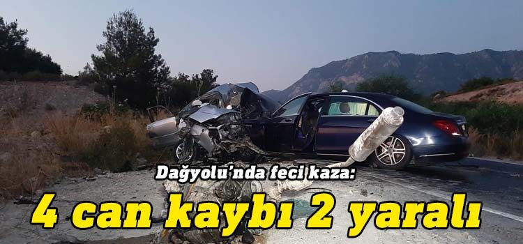 Girne - Değirmenlik anayolunda meydana gelen trafik kazasında 4 kişi hayatını kaybetti, 2 kişi yaralandı. Ölü ve yaralıların ismi açıklanmadı.