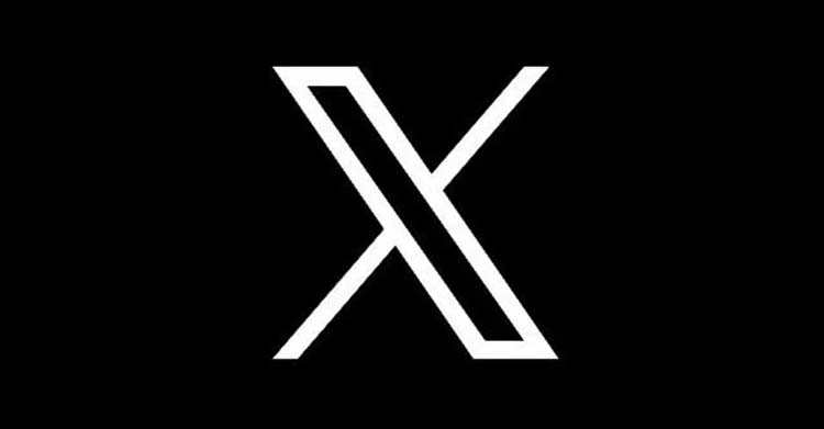 twitter logo X
