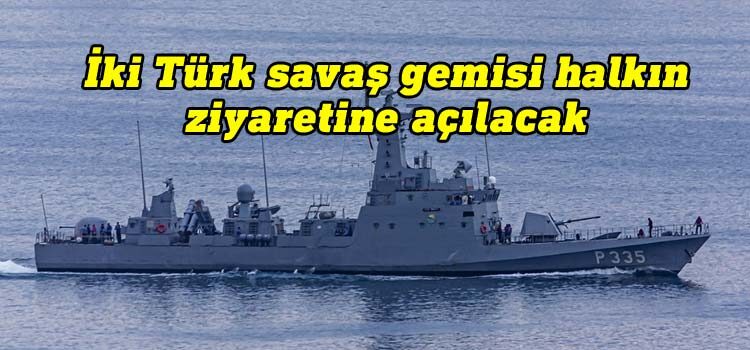 İki Türk savaş gemisi