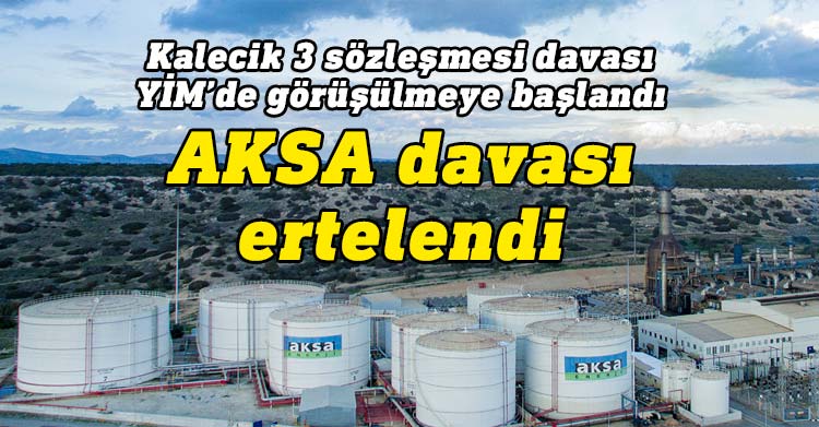 Yüksek İdare Mahkemesi, AKSA ile imzalanan Kalecik III sözleşmesine ilişkin Kıbrıs Türk Elektrik Kurumu Çalışanları Sendikası’nın (El-Sen) başvurusunu bugün ele almaya başladı.